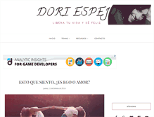 Tablet Screenshot of doriespejo.com